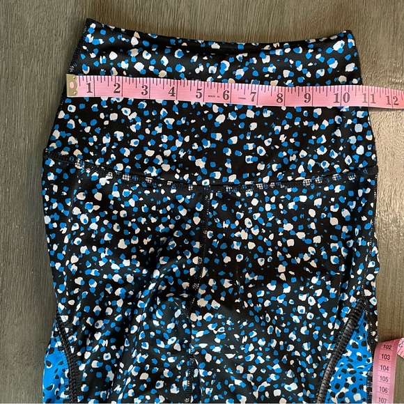 Beyond Yoga Droplets Midi Leggings Black Blue S - Picture 9 of 11